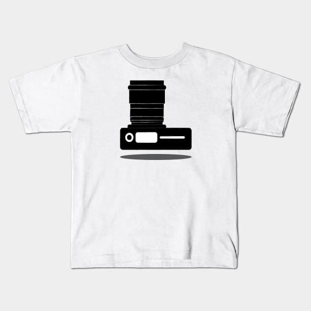 camera vector Kids T-Shirt by Art Farabi